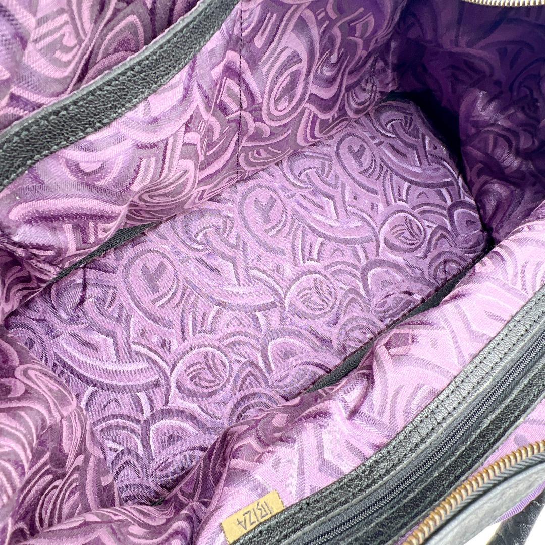 良品 IBIZA イビザ ボストンバッグ ナイロン レザー切り替え f350