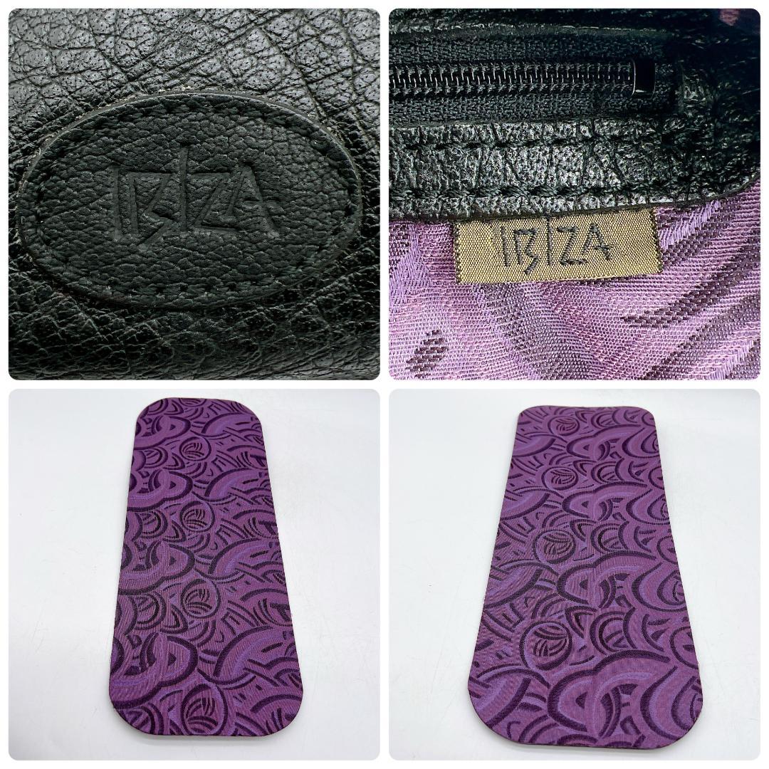 良品 IBIZA イビザ ボストンバッグ ナイロン レザー切り替え f350