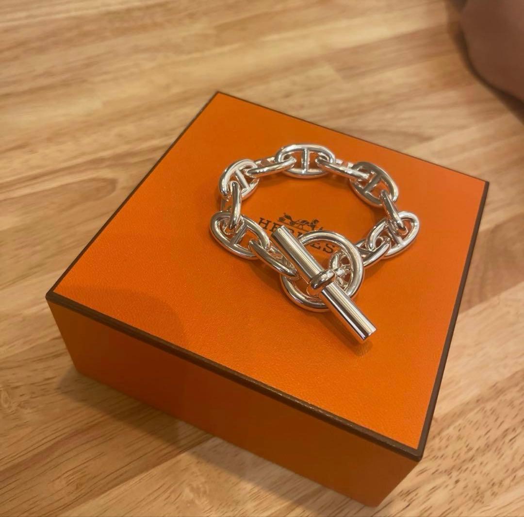 e*y様 HERMES エルメス シェーヌダンクル ブレスレットGM 11コマ