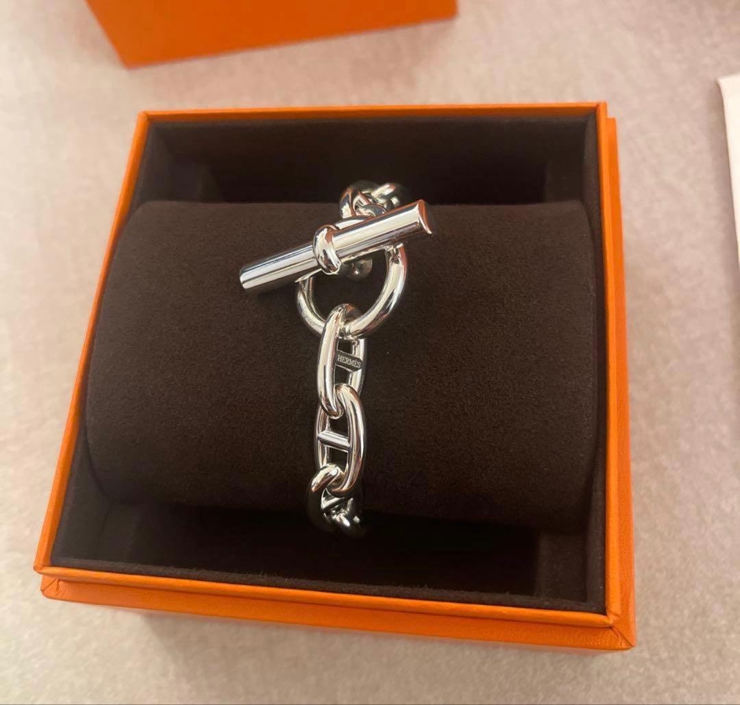 e*y様 HERMES エルメス シェーヌダンクル ブレスレットGM 11コマ