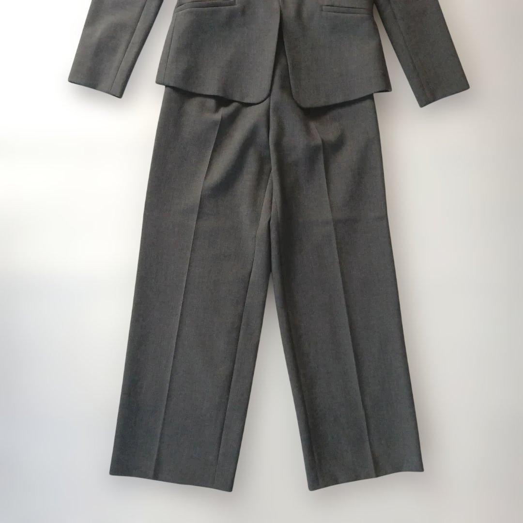 美品◆グリーンレーベルリラクシング 洗える パンツスーツ セットアップ L 40