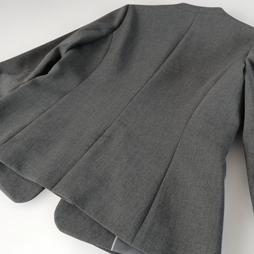 美品◆グリーンレーベルリラクシング 洗える パンツスーツ セットアップ L 40