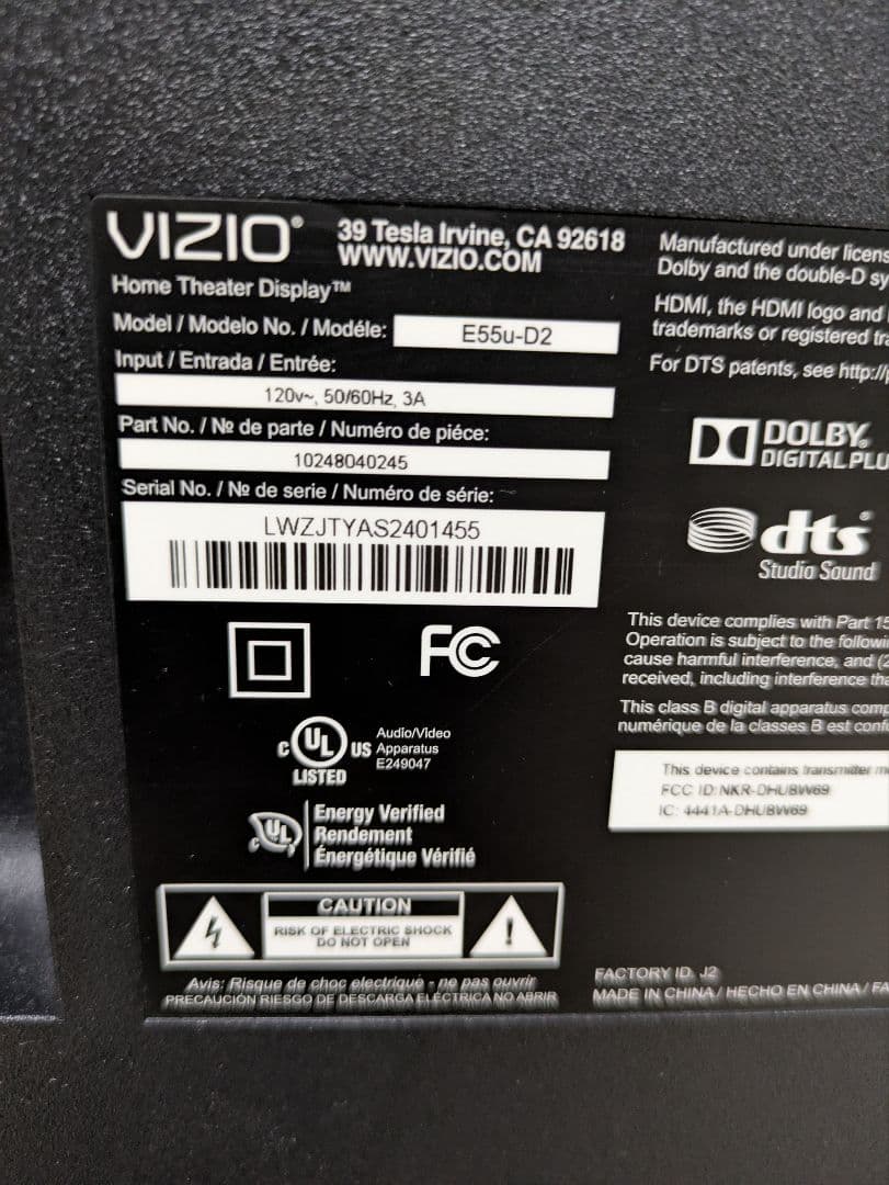 美品 4K対応 55インチ ディスプレイ 液晶モニター E55u-D2 55型