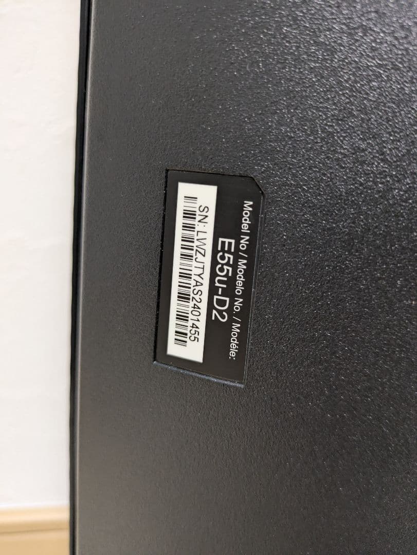 美品 4K対応 55インチ ディスプレイ 液晶モニター E55u-D2 55型
