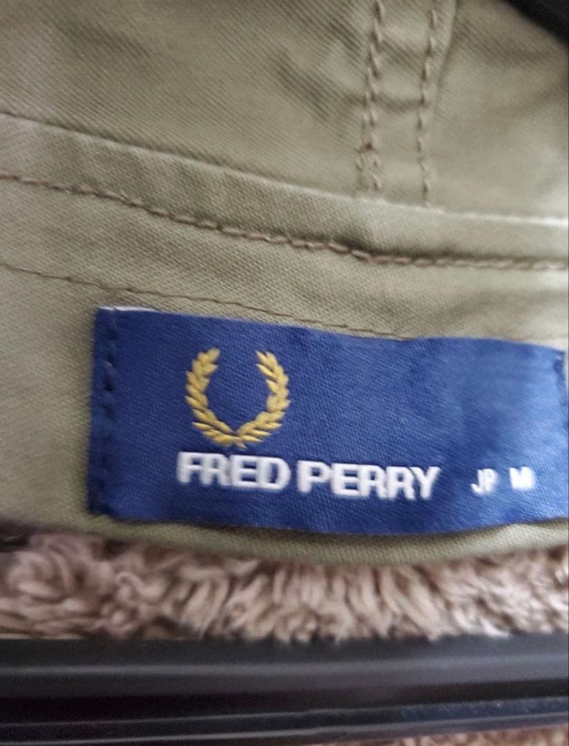 FRED PERRY モッズコート メンズ　M　ユニオンジャック　カーキ　緑