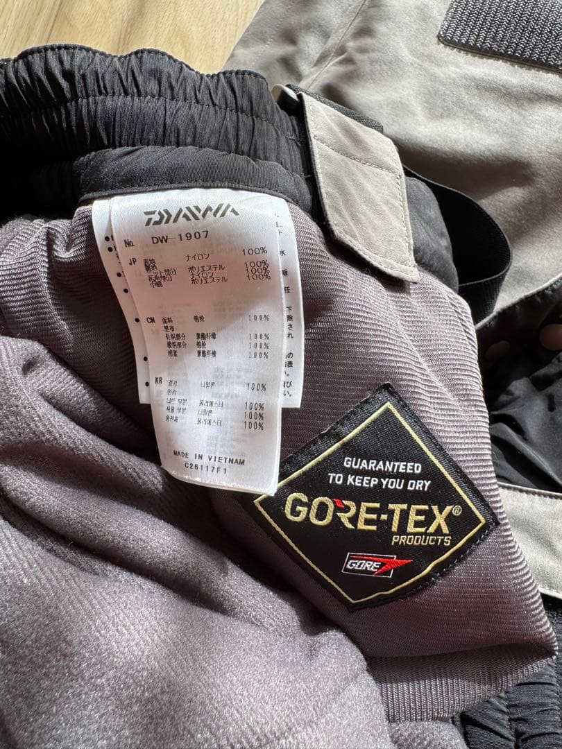 【極暖・防水】ダイワ ゴアテックス ウィンタースーツ DW-1907 Mサイズ
