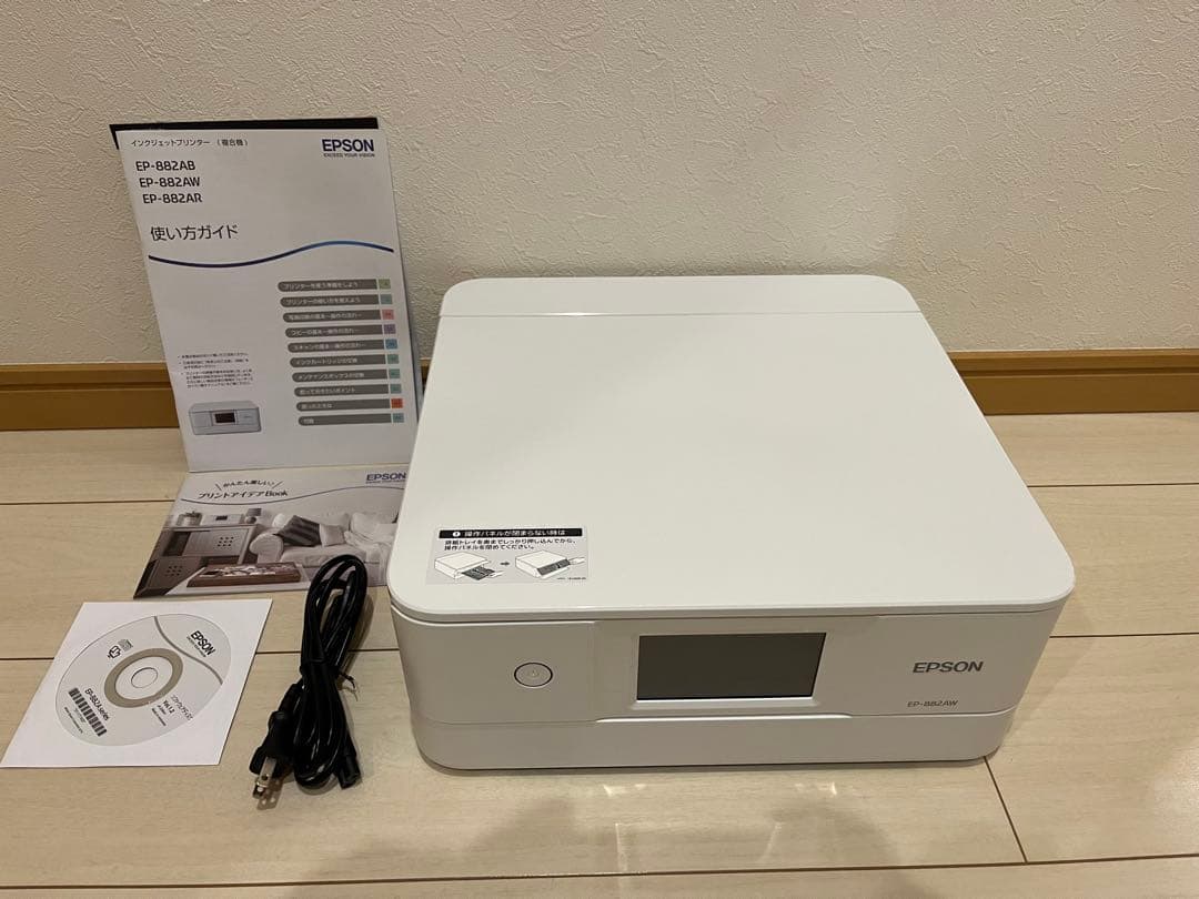 【ジャンク品】EPSON EP-882AW ホワイトプリンター