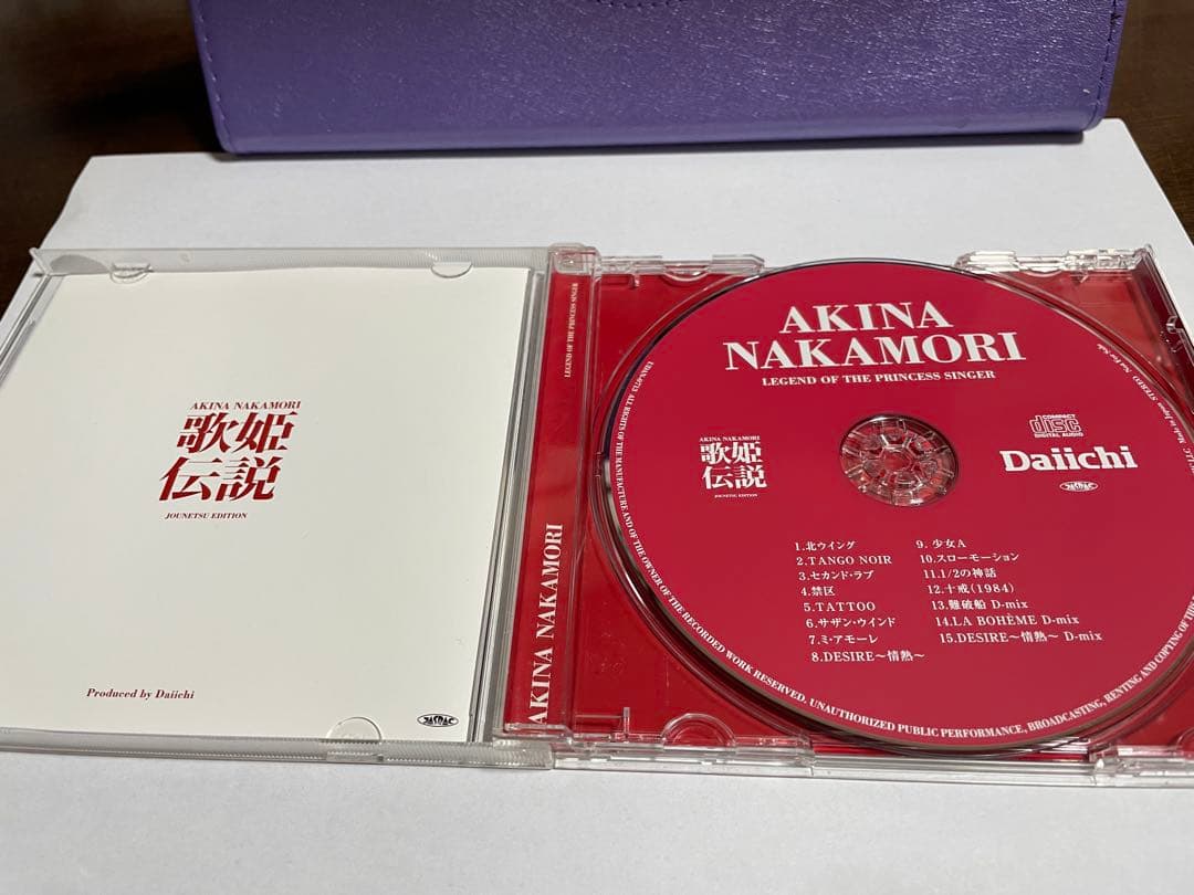 中森明菜 パチンコ 歌姫伝説～情熱EDITION～非売品CD