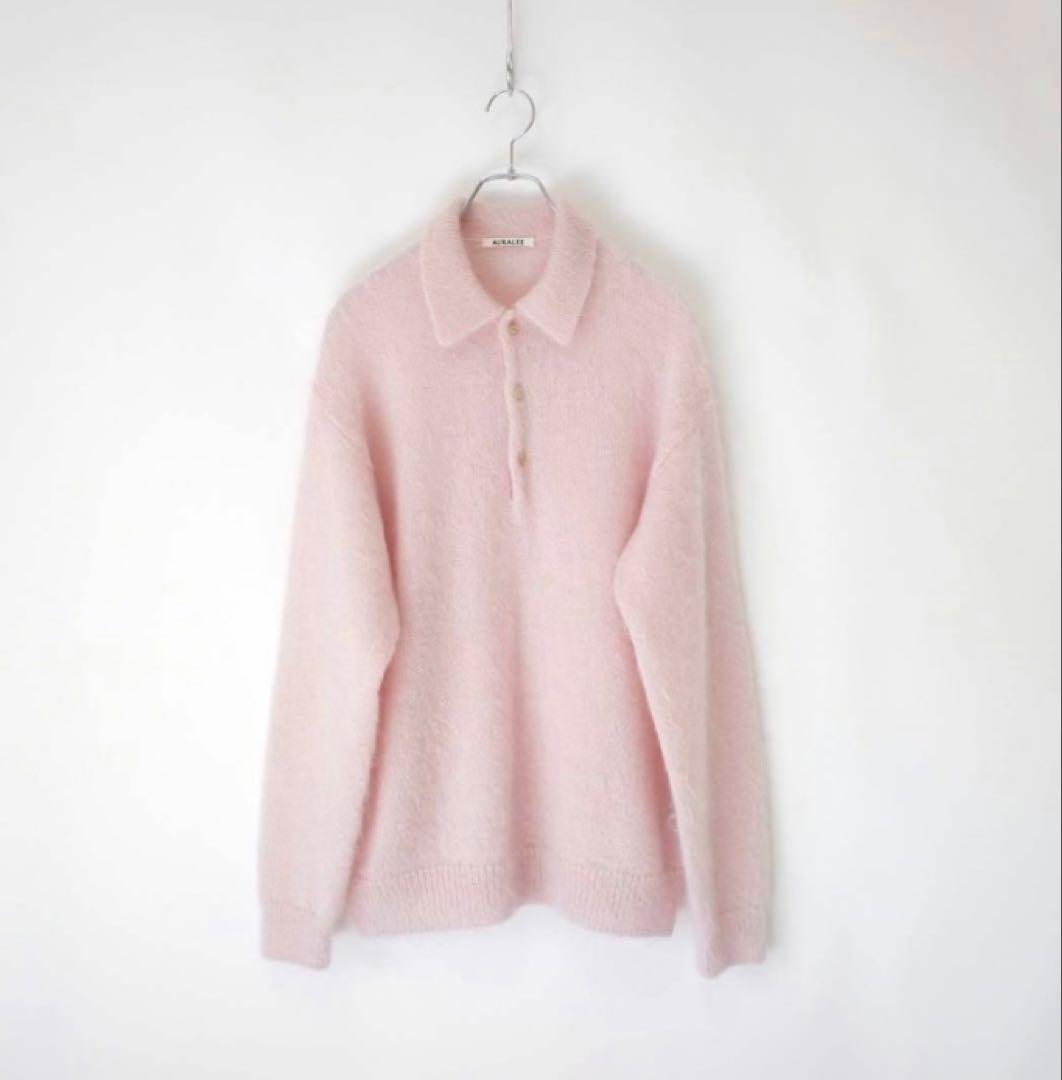 トップス AURALEE BRUSHED SUPER KID MOHAIR KNIT 5