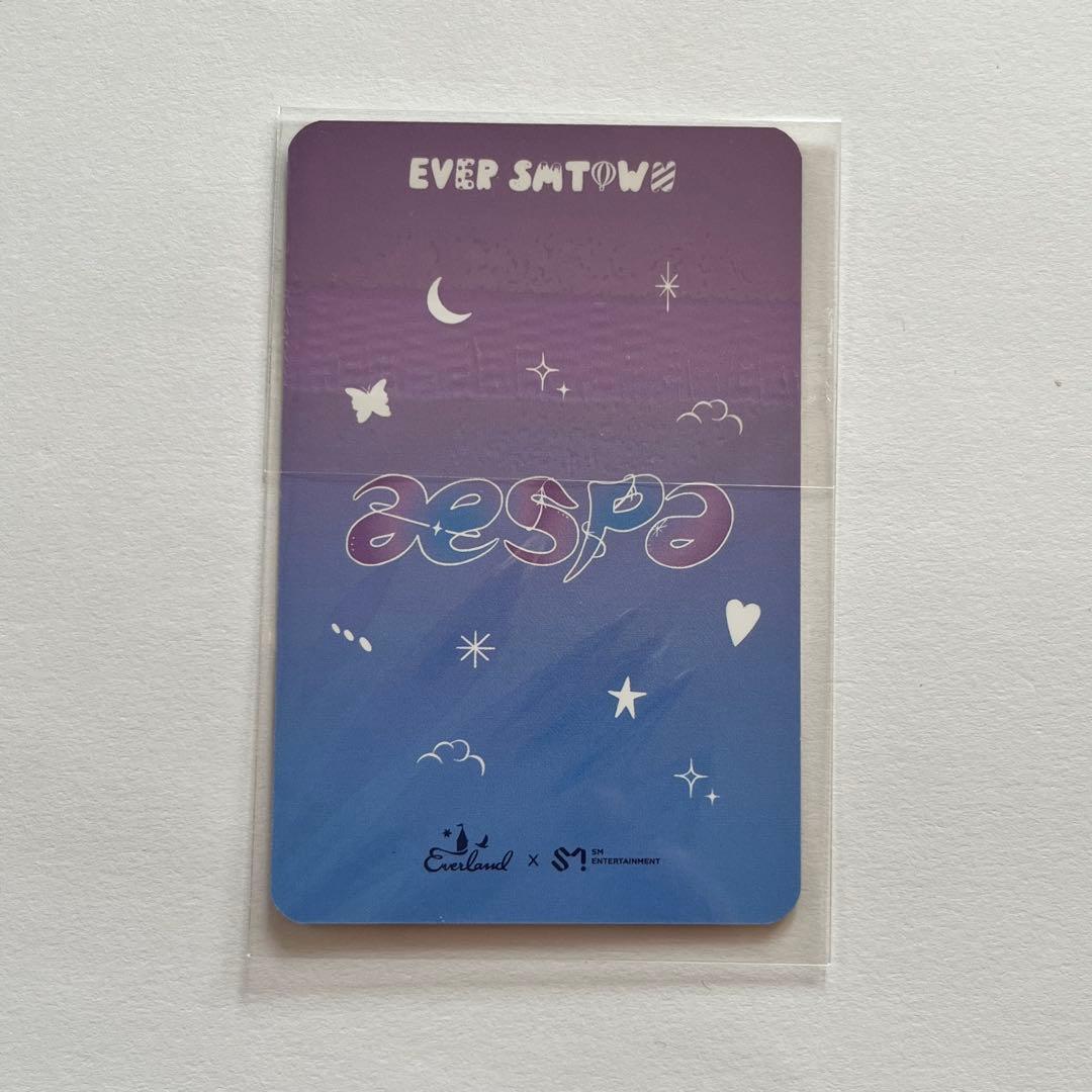 aespa karina カリナ　トレカ　ever smtown tシャツ