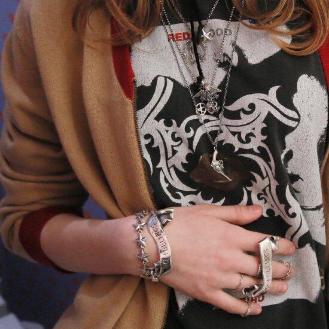 alice black リトルスタースタッズブレスレット 925 y2k