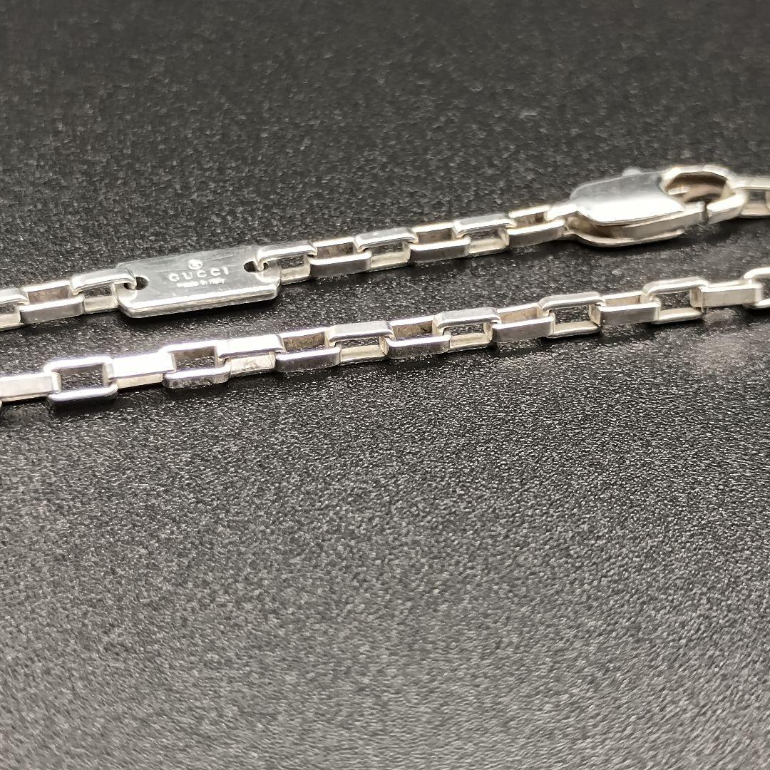 【美品】GUCCI ベネチアンチェーン 51cm SILVER925ユニセックス