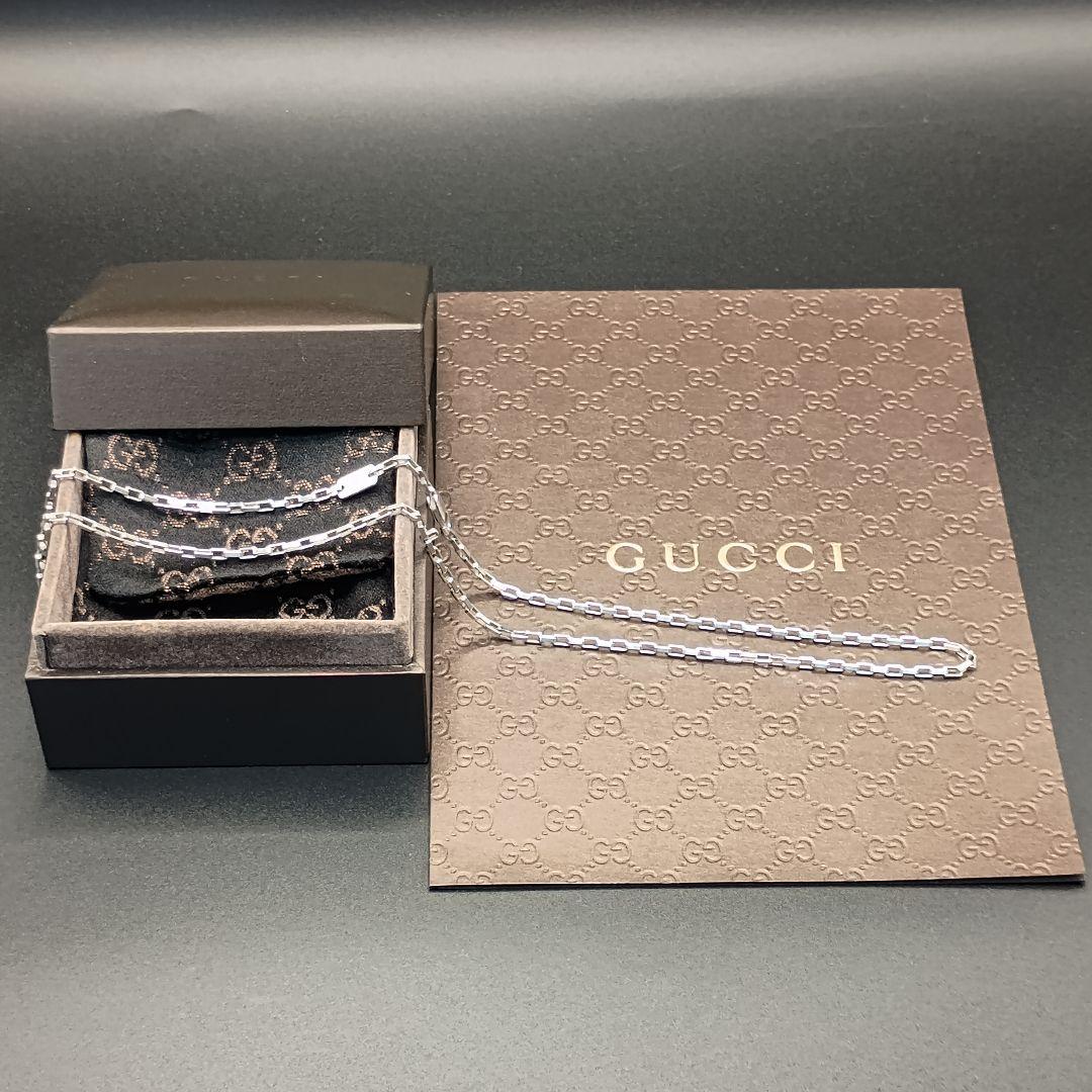 【美品】GUCCI ベネチアンチェーン 51cm SILVER925ユニセックス