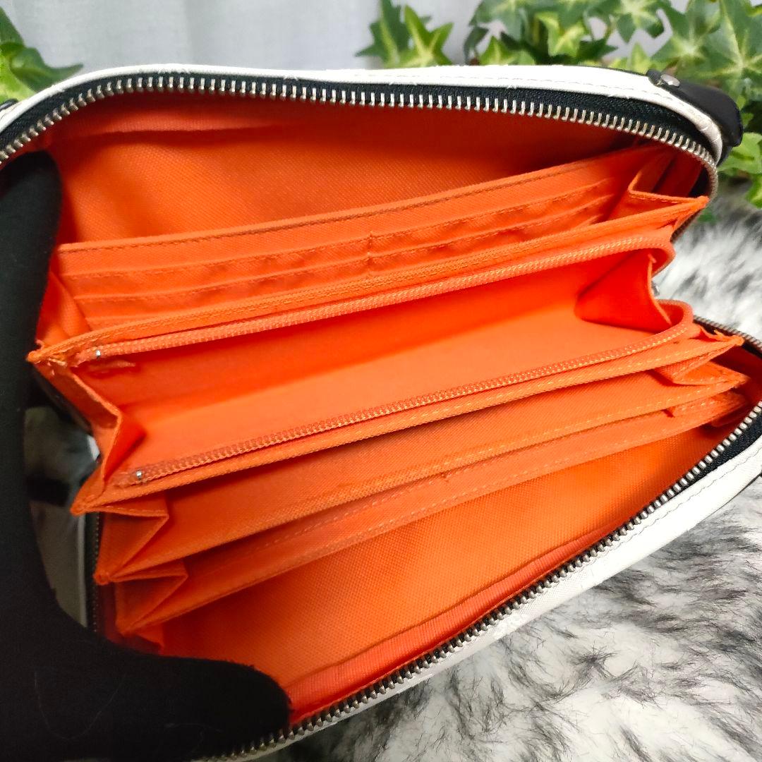 CASTELBAJAC オーガナイザー ホワイト 総柄 カステルバジャック長財布