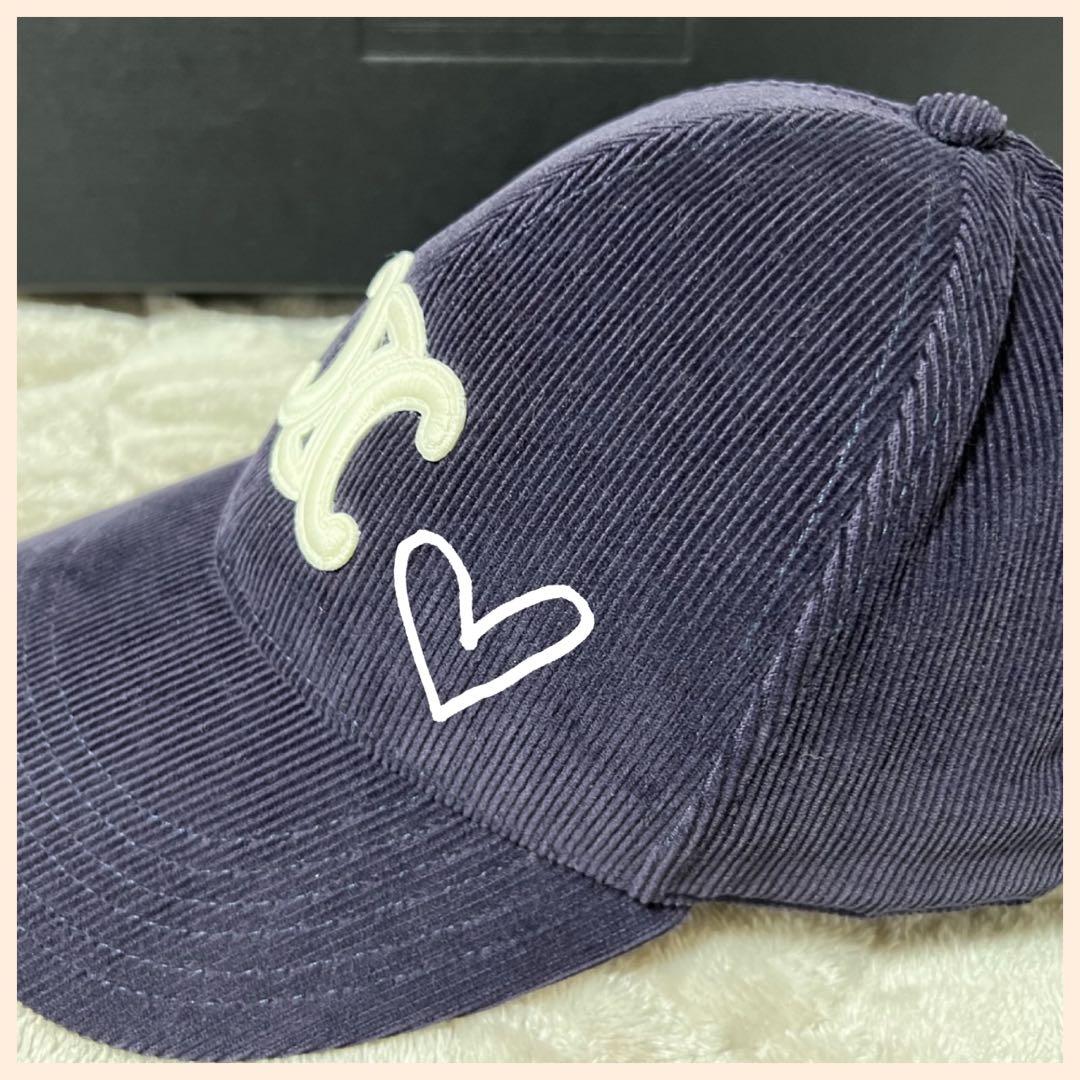 CELINE セリーヌ　トリオンフベースボールキャップコーデュロイ