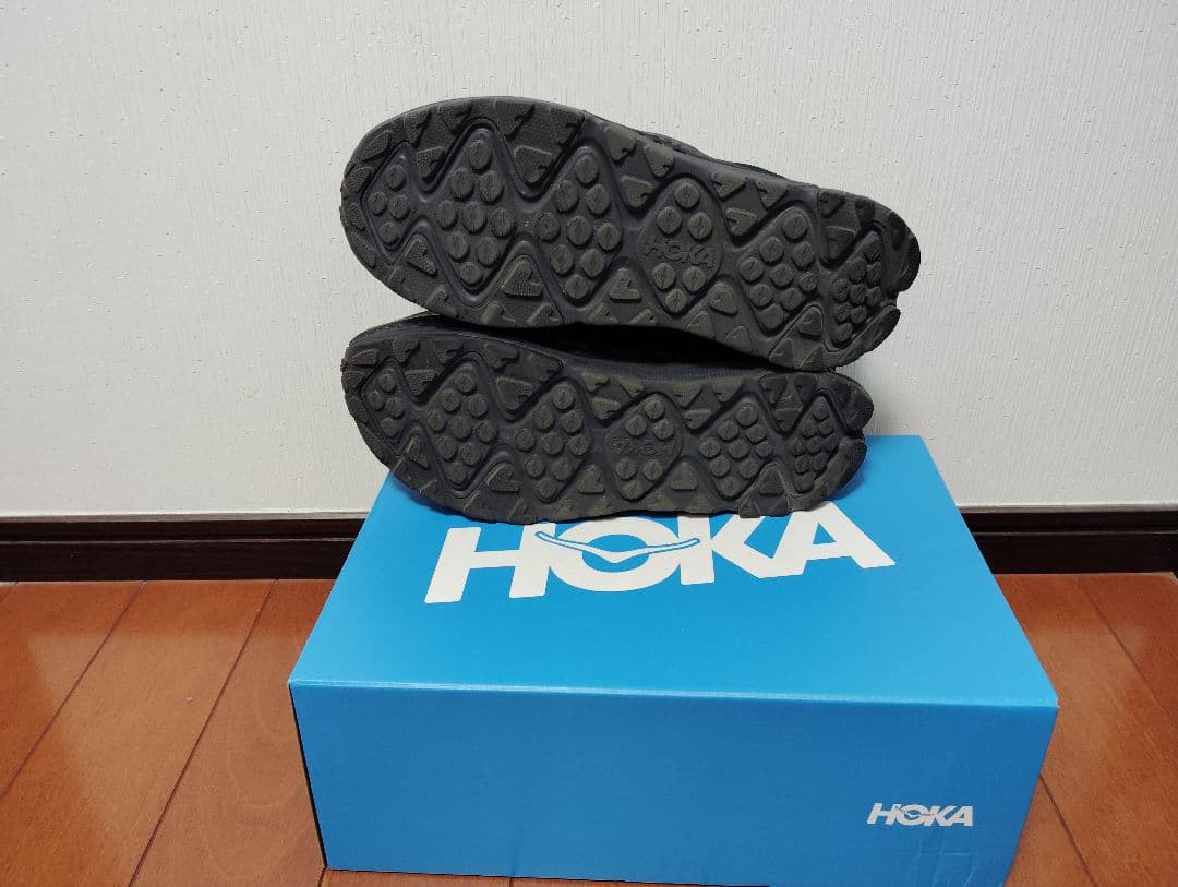 HOKA ORA PRIMO BLACK/BLACK　28.5