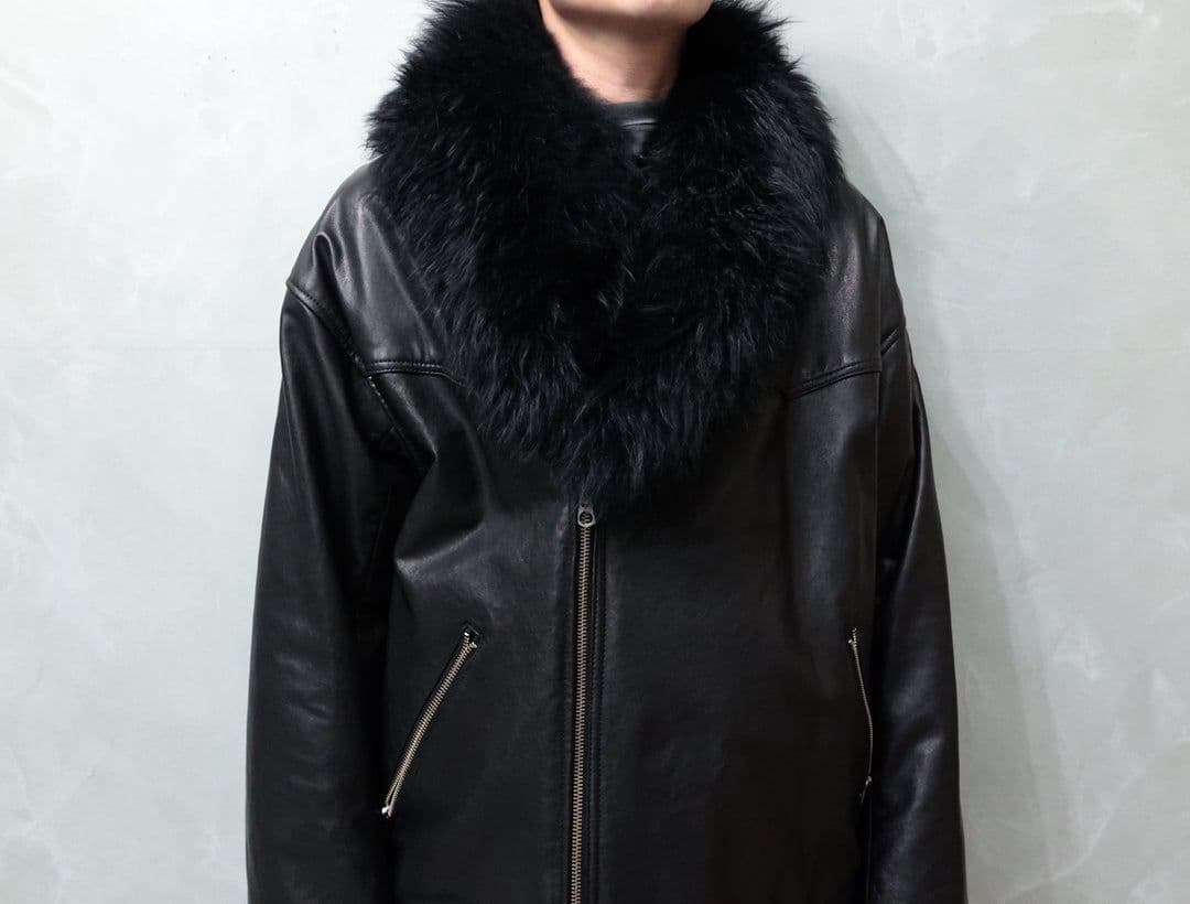 barbell object ライダース　レザージャケット