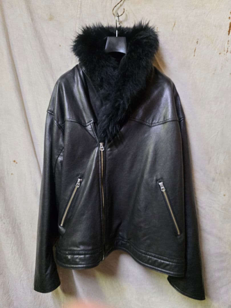 barbell object ライダース　レザージャケット