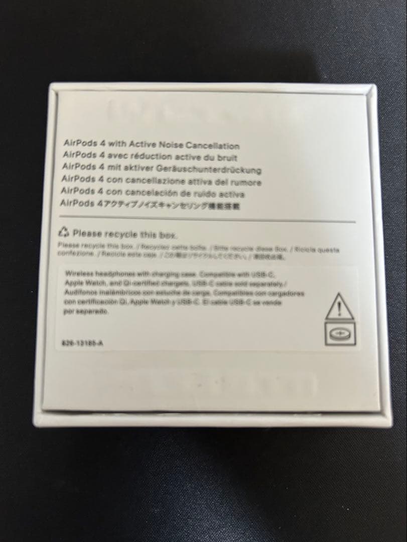 Apple AirPods 4 ＡＮＣ　 アクティブノイズキャンセリング