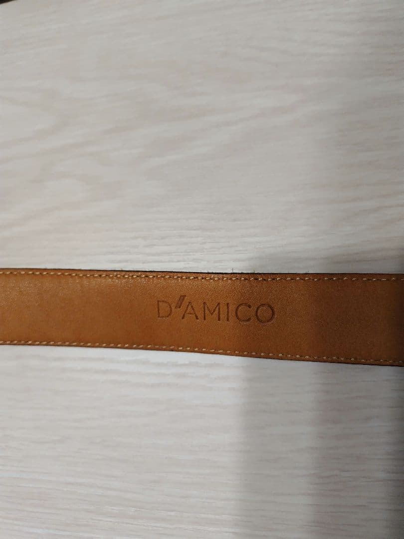 Andrea D'AMICO ベージュ スエード リングベルト