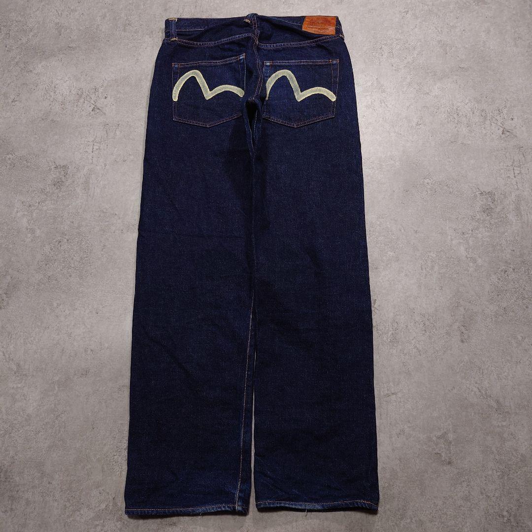EVISU エヴィス カモメデニム 濃紺 耳付 白カモメ 2001 W36