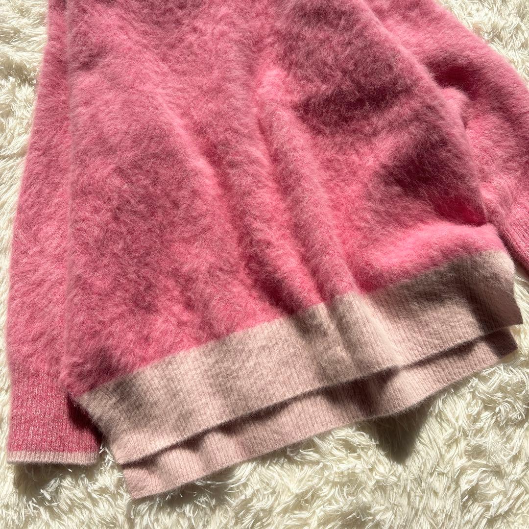 UNITED ARROWS✨フォックスカシミヤ クルーネック ニット　ピンク