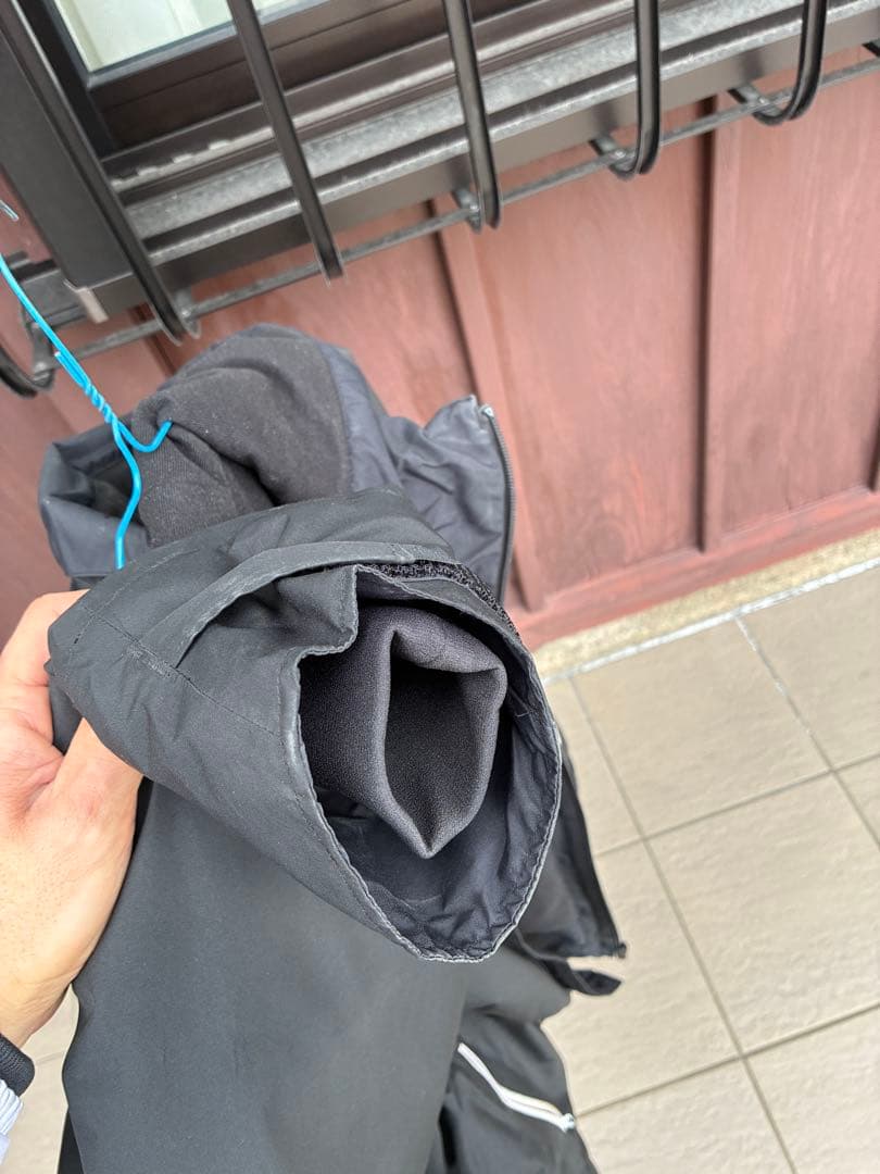 ゴアテックスgoretexフィッシングスーツ ブラック L