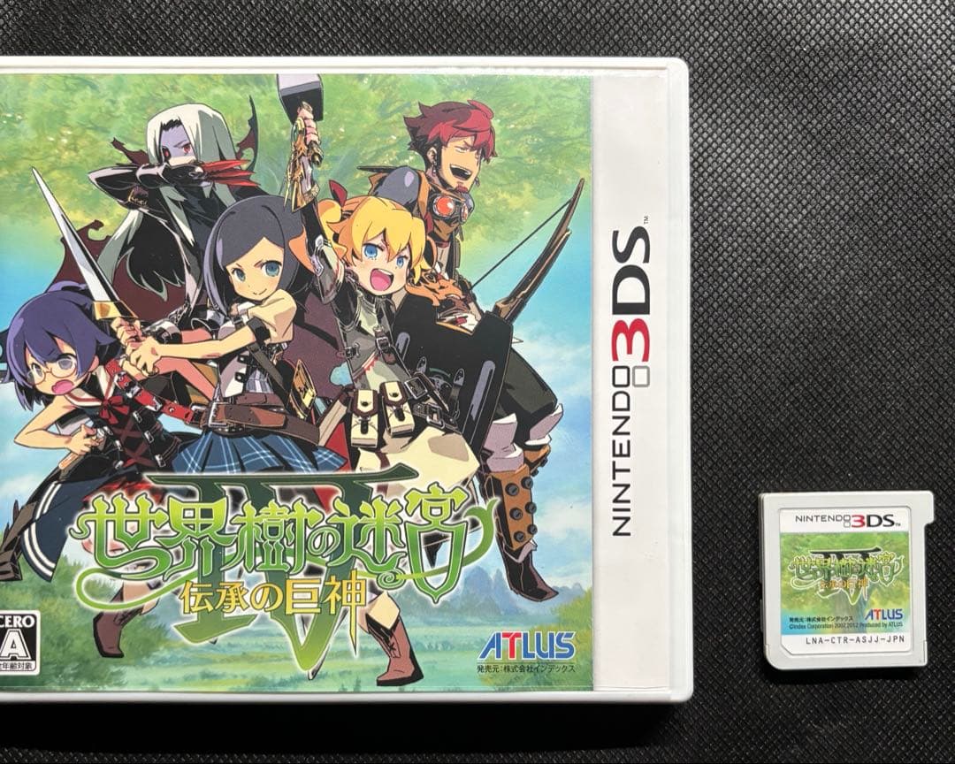 ニンテンドー3DS 世界樹の迷宮 シリーズ 6本　世界樹の迷宮2 初回　特典