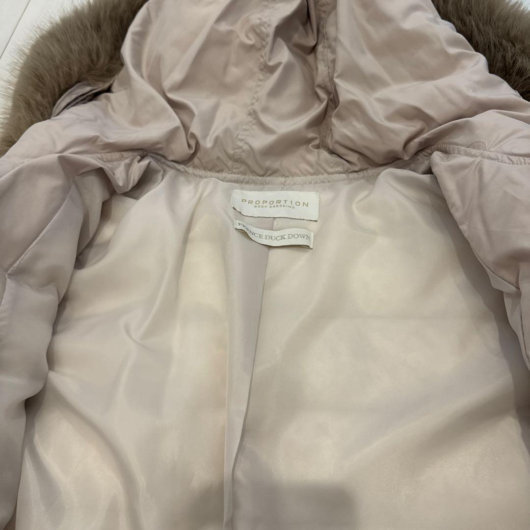 プロポーションボディドレッシング　ジャンパー　アウター　ファー付き