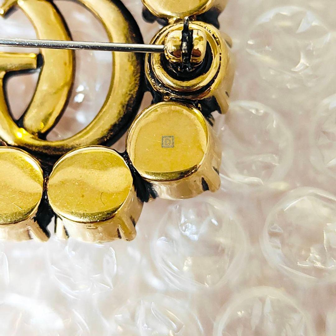 GUCCI クリスタル ブローチ