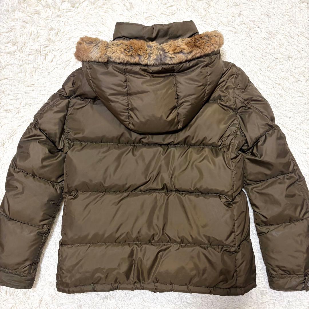 BURBERRY BLACKLABEL バーバリーダウンジャケットカーキＬ