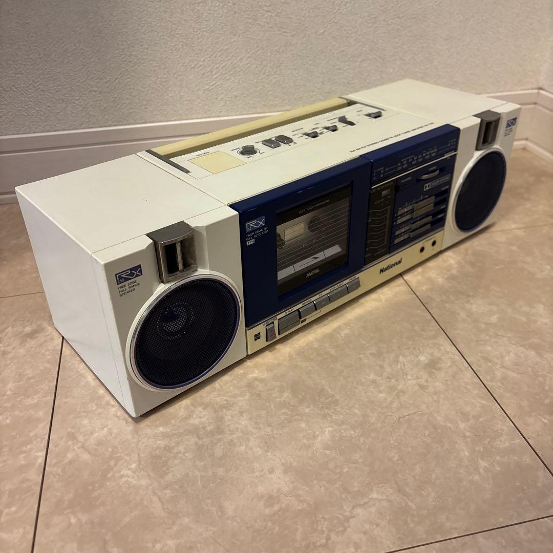 ★ジャンク★ National RX-C50スピーカー分離型 ラジカセ