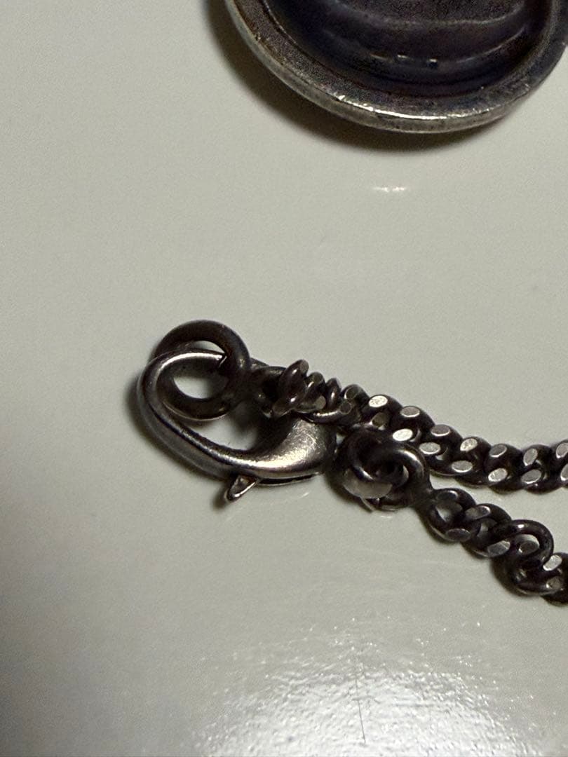 グッチ ネックレス 紋章 クレスト ラウンド シルバー925 ペンダントトップ