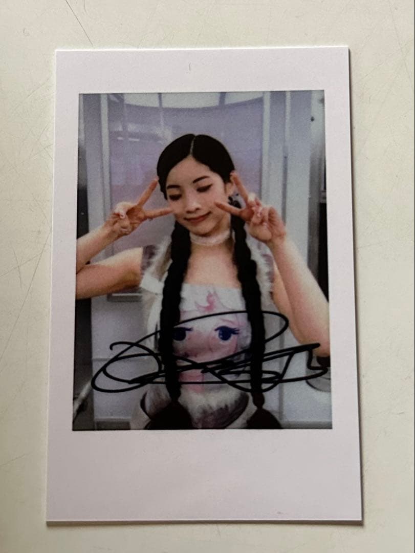 TWICE yizhiyu 上海サイン会当選者限定ポラ風トレカ　2.0 ダヒョン