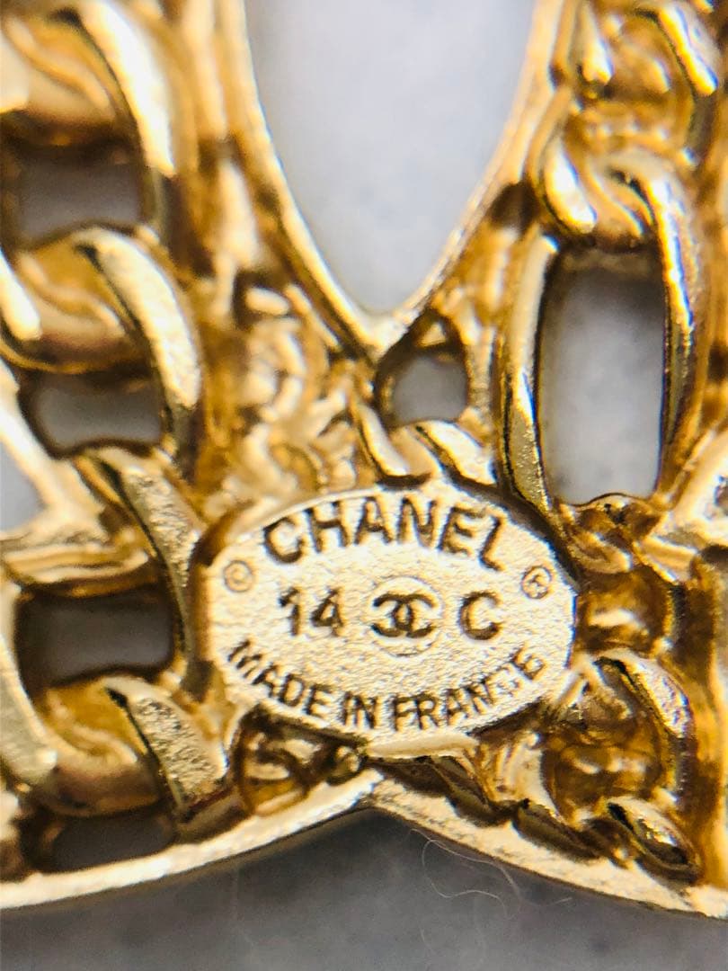 シャネル ブローチ ココマーク ゴールド金具