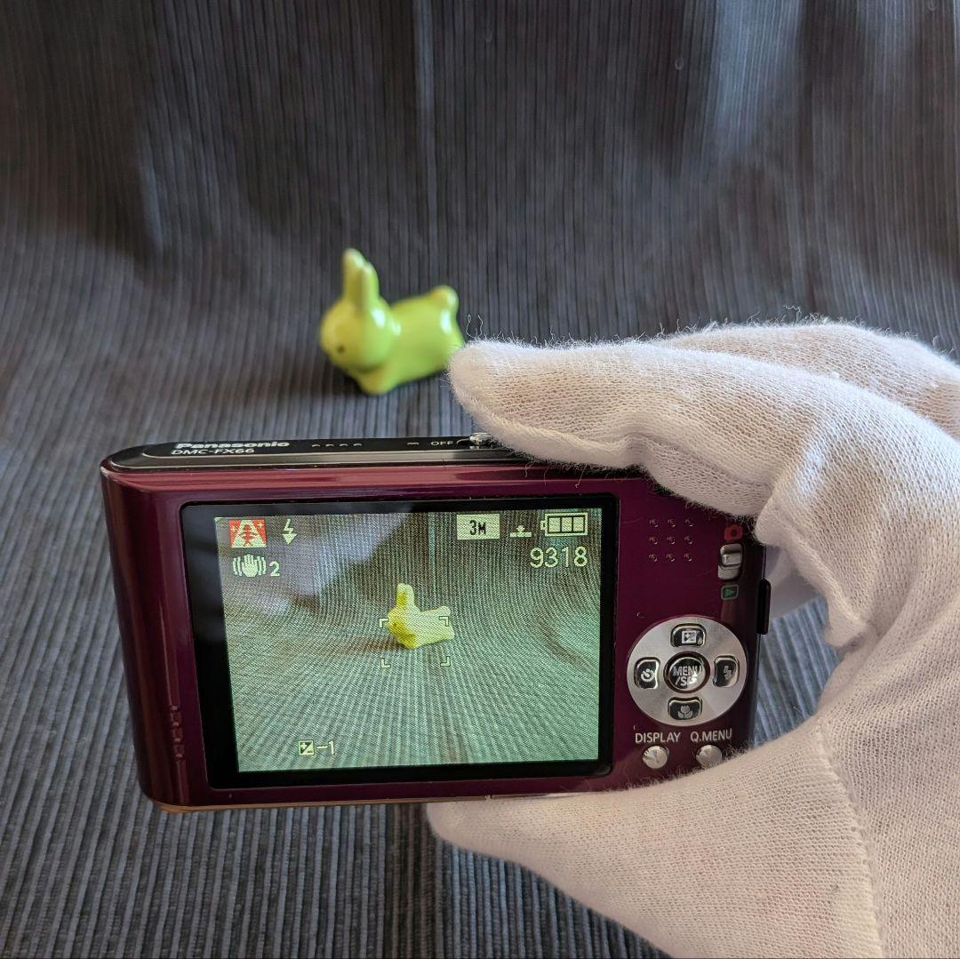 パナソニックLUMIX DMC-FX66 デジタルカメラ パープル