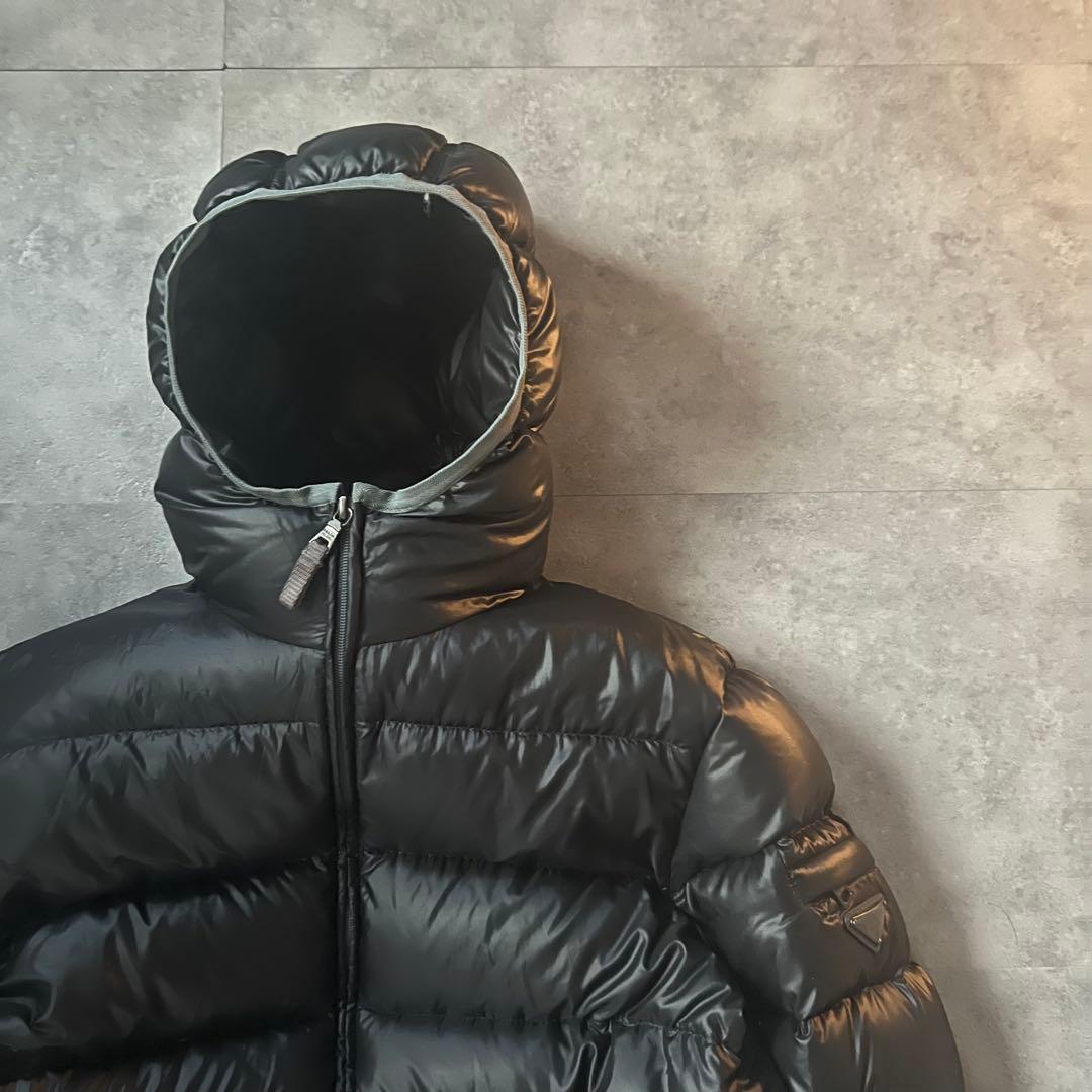 【⭐️超希少⭐️】PRADA プラダ　ダウンジャケット　黒　ブラック　M