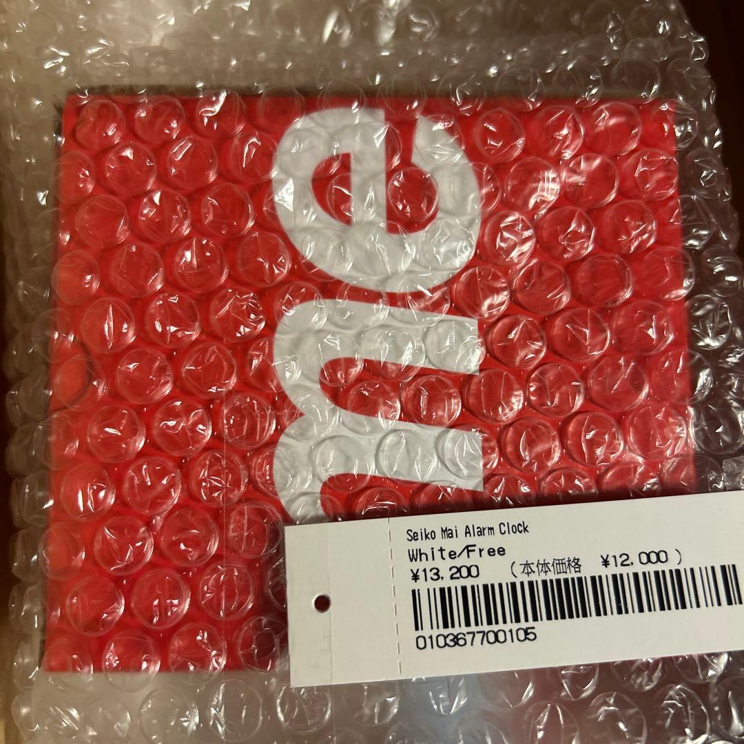 Supreme®/Seiko Mai シュプリームアラームクロック ホワイト