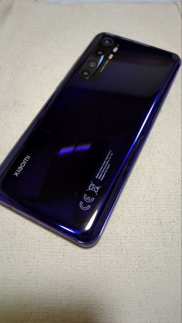 Android Xiaomi Mi Note 10 Lite カバー付き