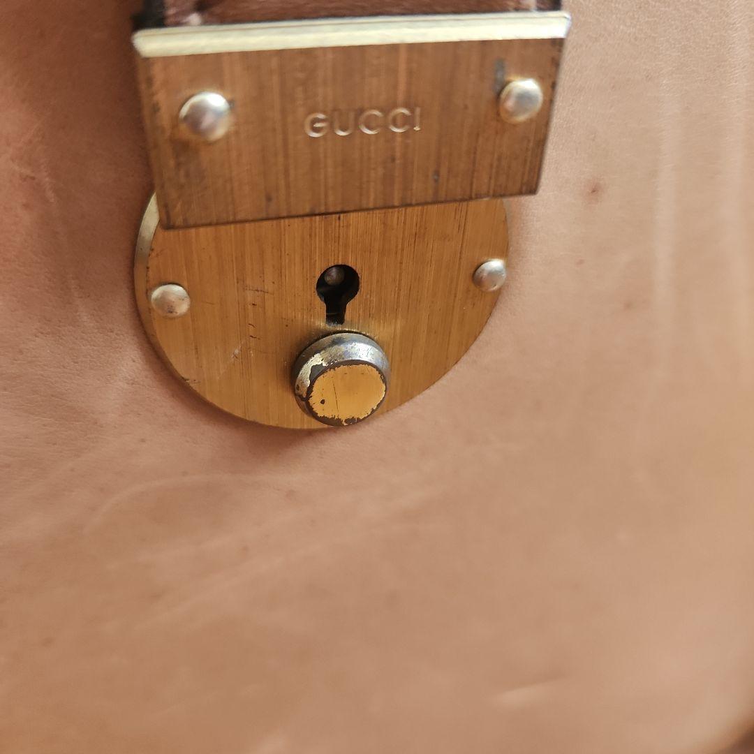 GUCCI　グッチ　バニティバッグ　本革