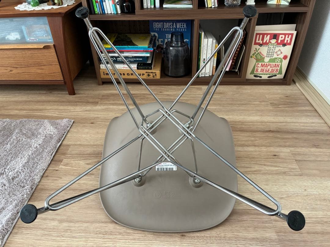 ★美品 正規品 ハーマンミラー イームズ シェル サイド チェア DSR ココア