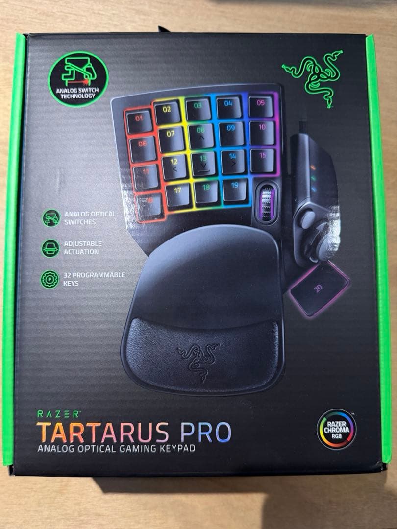 【未使用品】Razer TARTARUS PRO 左手用ゲーミングキーパッド
