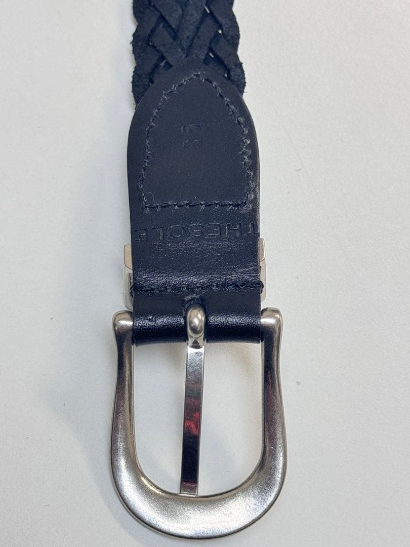 THE SOLE カーフメッシュ プンターレベルト　試着のみ 黒