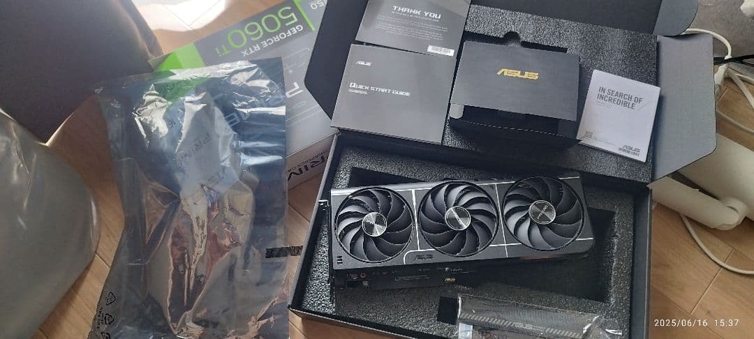 6/22で掲載終了】ASUS GeForce RTX5060Ti 16GB OC