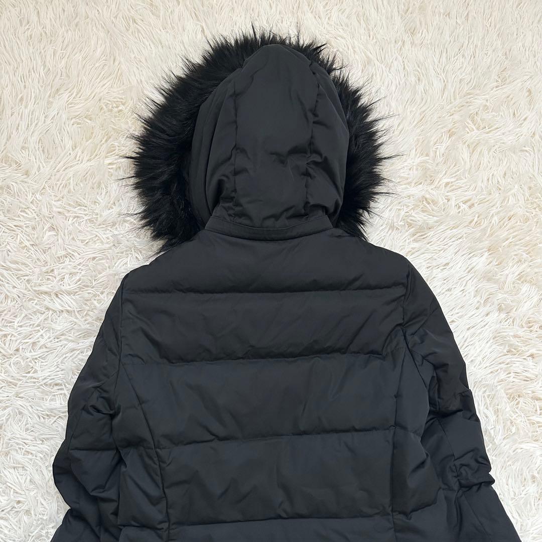美品✨️セオリー 3wayロングダウンコート フード ファー 黒 S