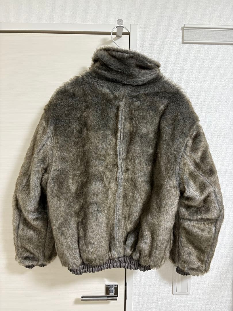 camphor wood フェイクレザー2wayリバーシブルフライトジャケット