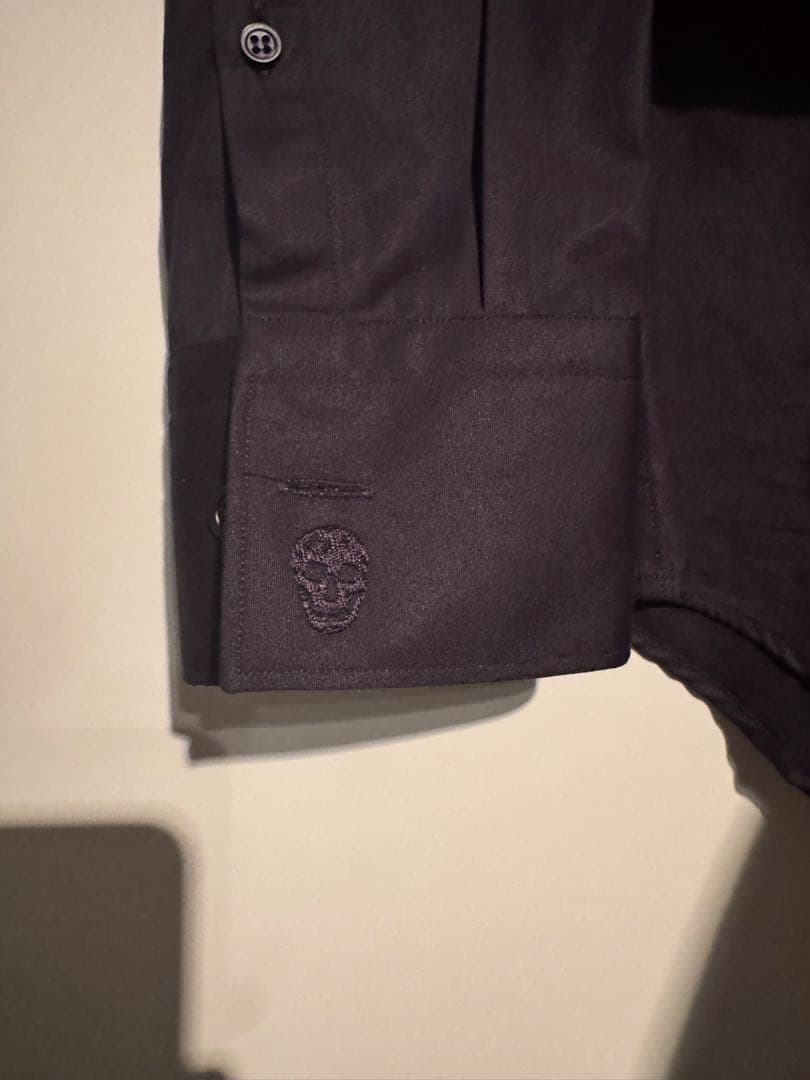 アレキサンダーマックィーン ALEXANDER McQUEEN 黒　ロングシャツ