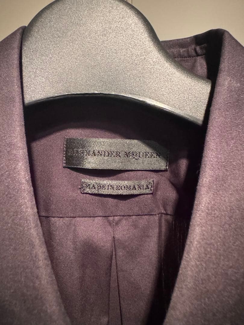 アレキサンダーマックィーン ALEXANDER McQUEEN 黒　ロングシャツ