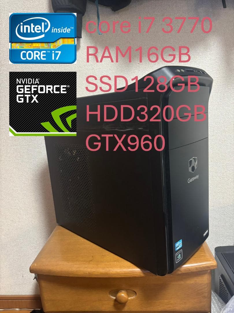 ゲーミング？PC i7 3770 16GB GTX960 SSD+HDD