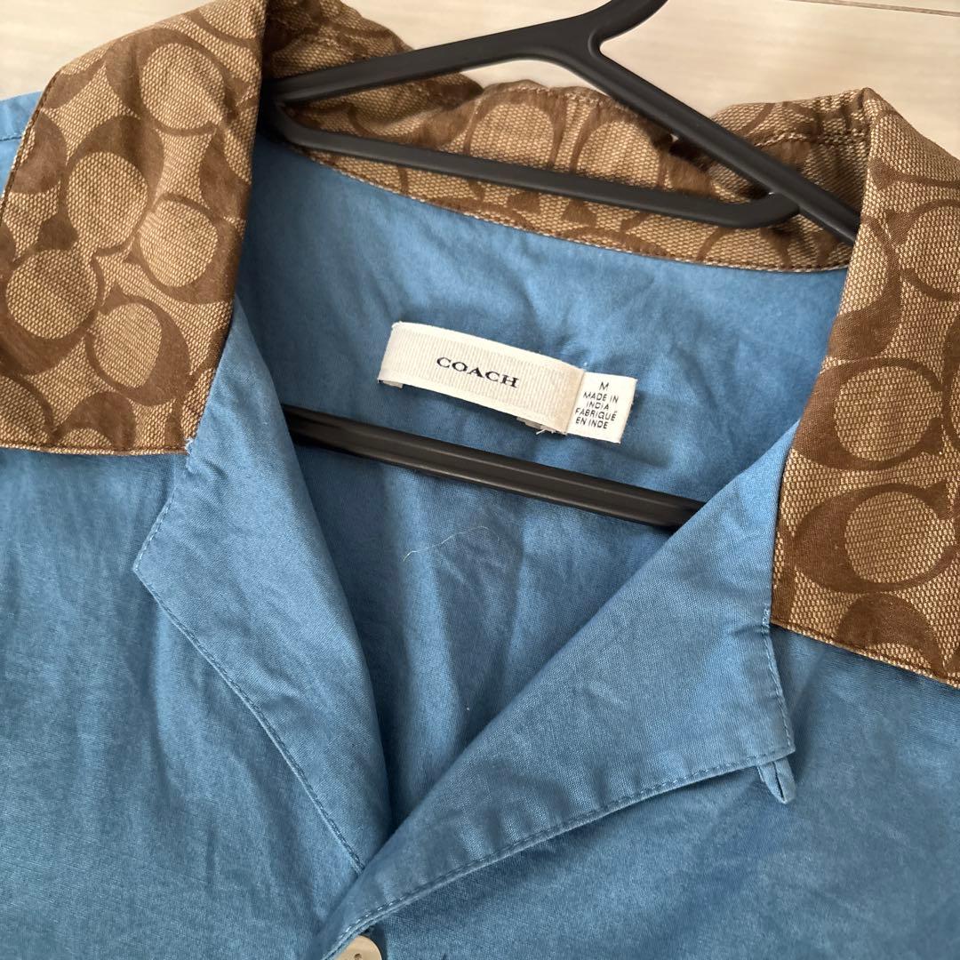 夏*雨様 COACH セットアップ(半袖シャツ:M ショートパンツ:Sセット)